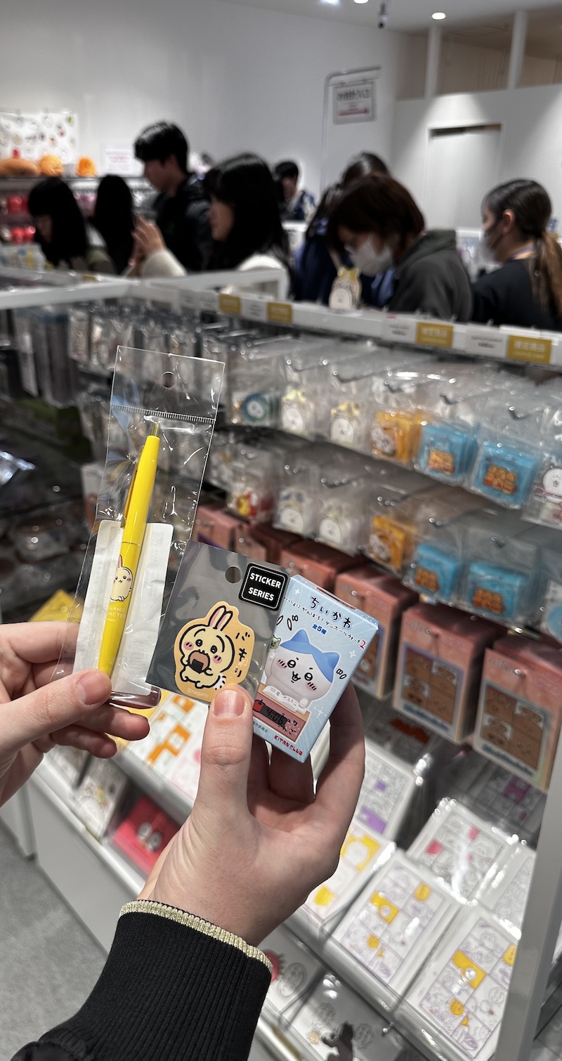 Chiikawa butik i Osaka